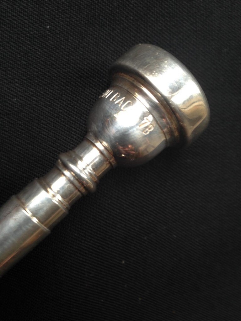 Vincent bach trumpet mouthpiece 7B. Condition is Used. in Harworth