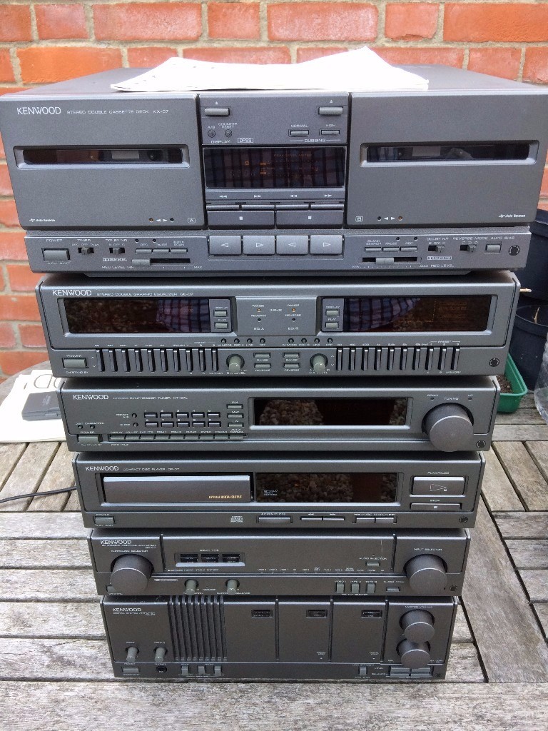 Ultra rare Kenwood Espace 07 system, £2000 new,all manual,full  remote,Philips TDA1541 DAC built in
