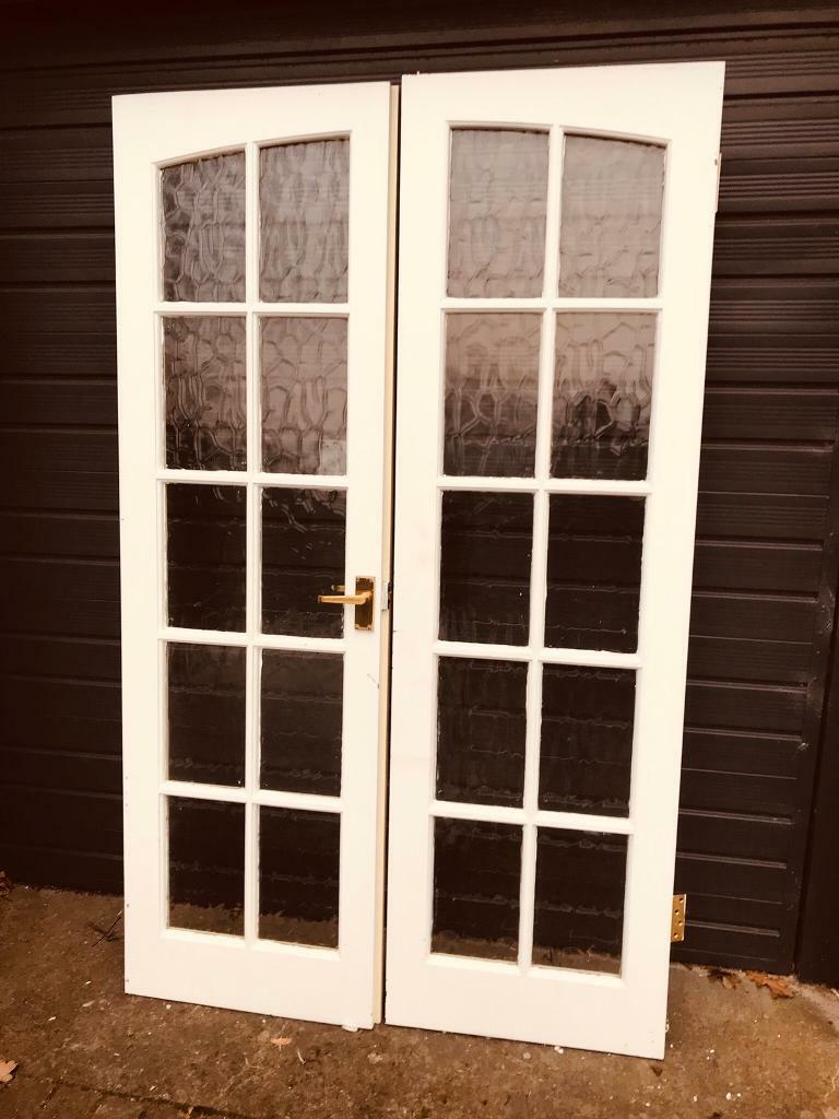 French doors solid wood 59 & 57.5 / 194 in Colinton, Edinburgh