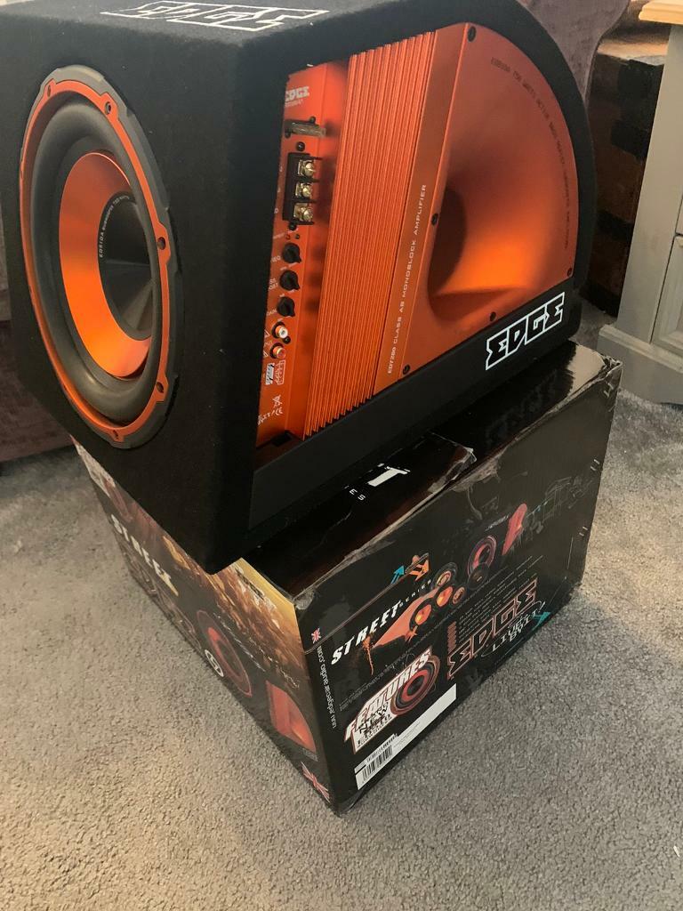 Edge Subwoofer and Amp in Gloucester, Gloucestershire Gumtree