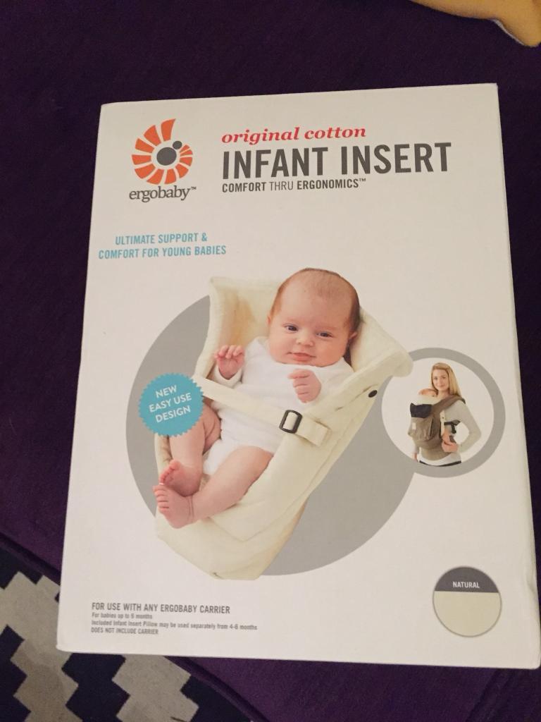 Ergobaby infant insert for baby carrier sling in Bath, Somerset Gumtree