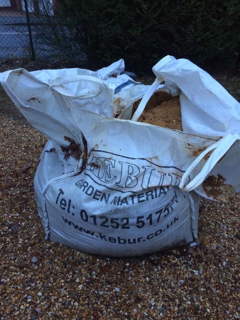 1 tonne sharp sand (approx) FREE in Frimley, Surrey Gumtree