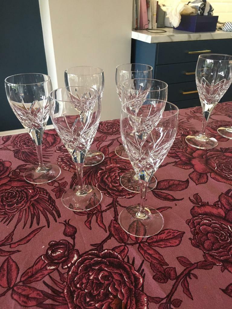 Edinburgh Crystal White Wine Glasses | in Penarth, Vale of Glamorgan
