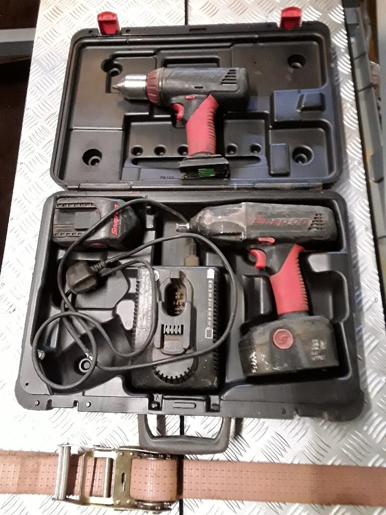 Snap on half inch 18volt impact wrench and drill in Aspull