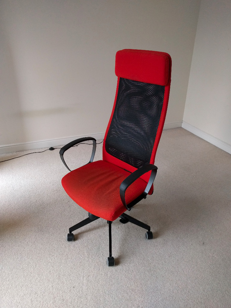 IKEA Swivel chair MARKUS Red in Greenwich, London Gumtree