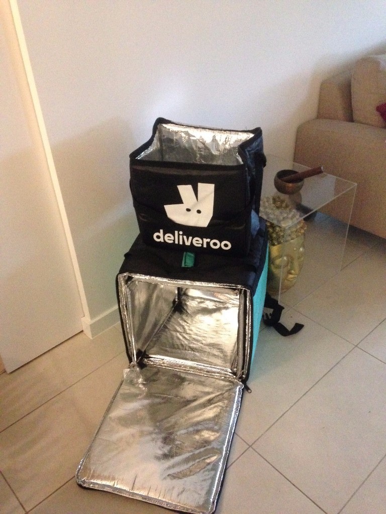 Large Official Deliveroo / UberEats / Uber Eats Food Takeaway Delivery
