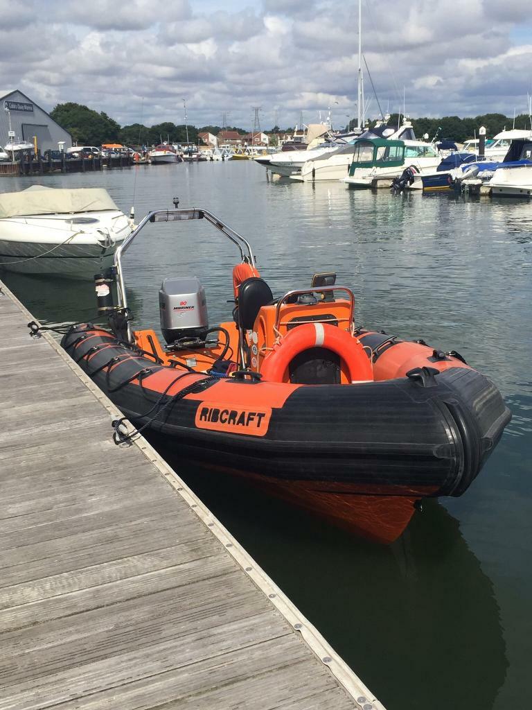 RIB boat speed boat speedboat RIBCRAFT inflatable boat R.I.B in Corfe