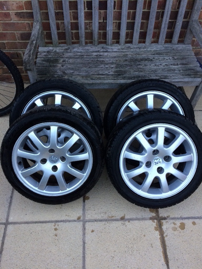Peugeot 206 GTi Alloy Wheels with Tyres in Portslade, East Sussex