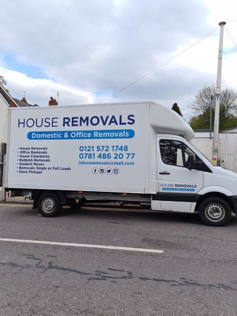 House removals, and clearance men and van for hire, office relocations