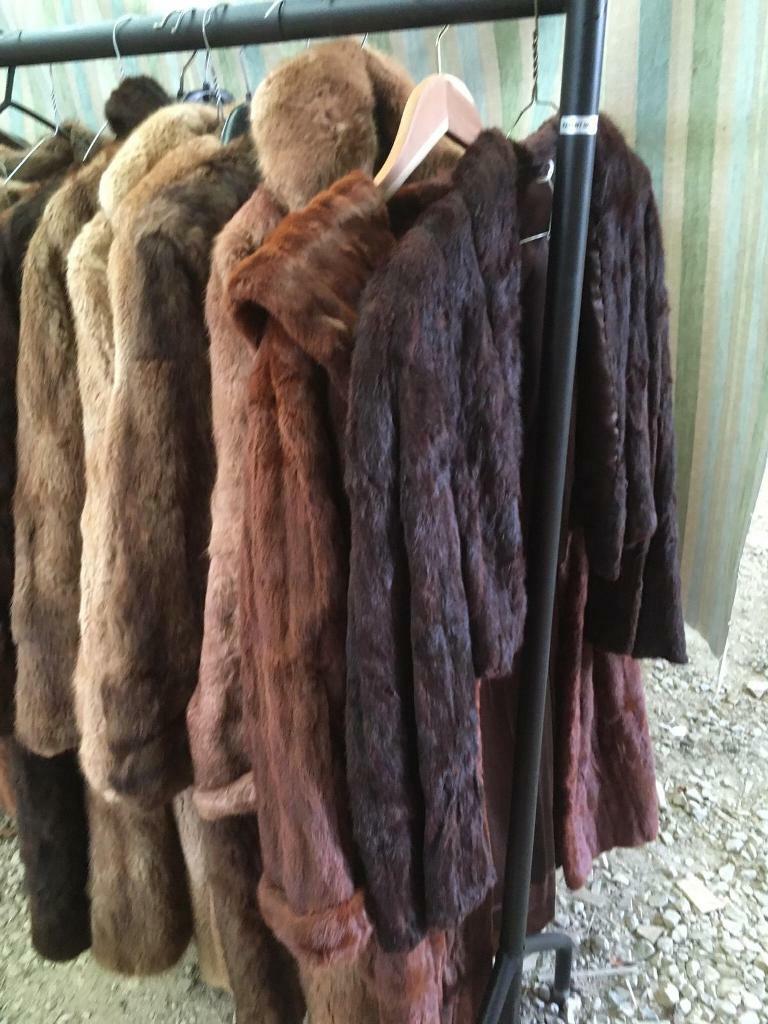 Job lot fur coats mink fox rabbit ect 33 items in Nottingham
