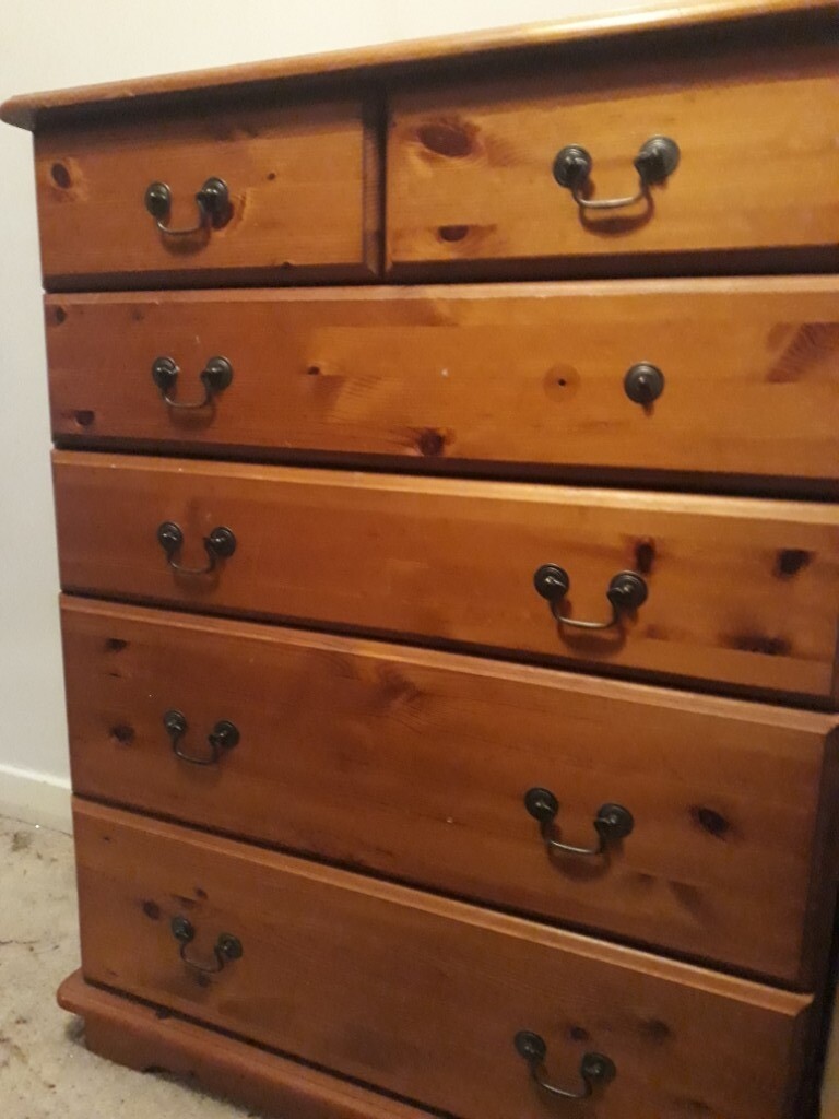 Solid Pine Chest Of Drawers In Staple Hill Bristol Gumtree