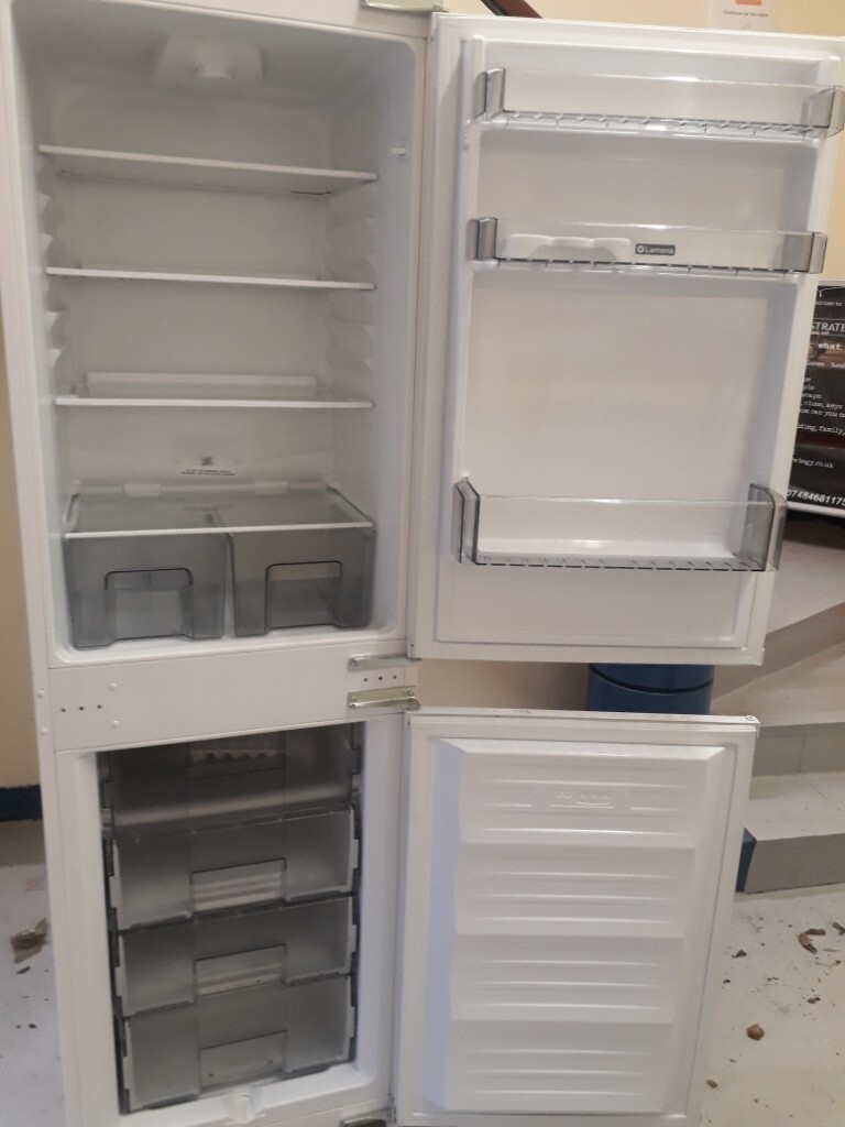 Lamona white fridge freezer for built in kitchen in Sunderland, Tyne