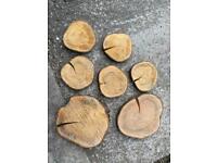 Cherry tree log slices Garden Craft logs 
