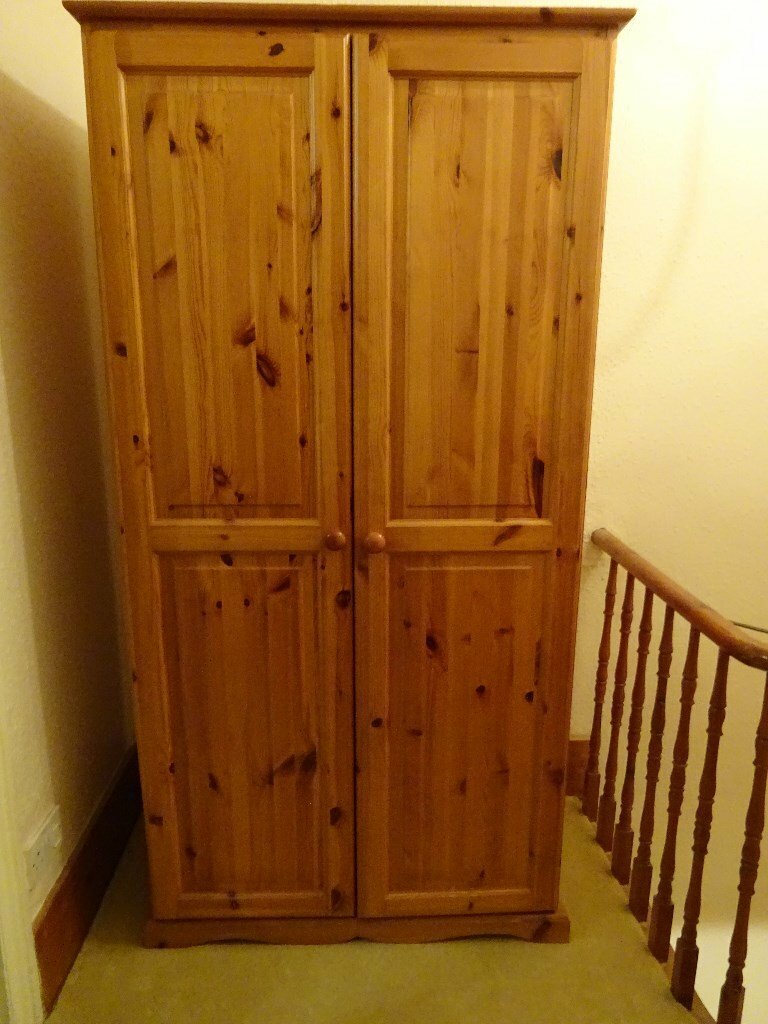 Pine Wardrobe With Without Box Top In Long Ditton London Gumtree