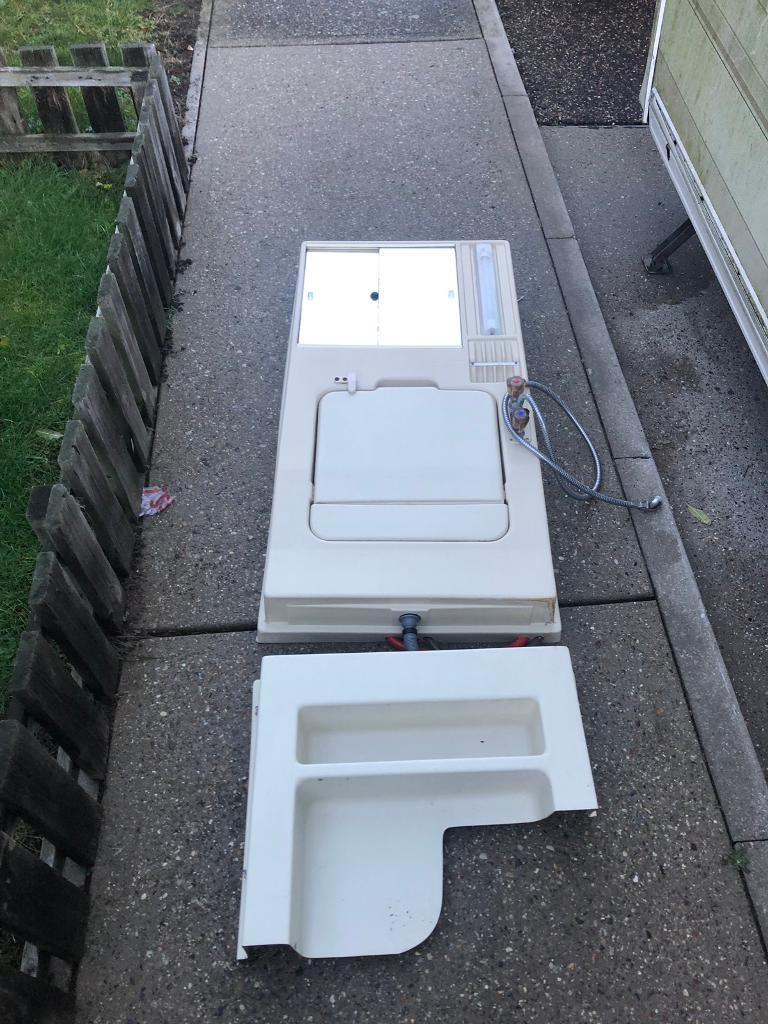 Caravan/ camper vanity unit with drop down sink in Great Yarmouth