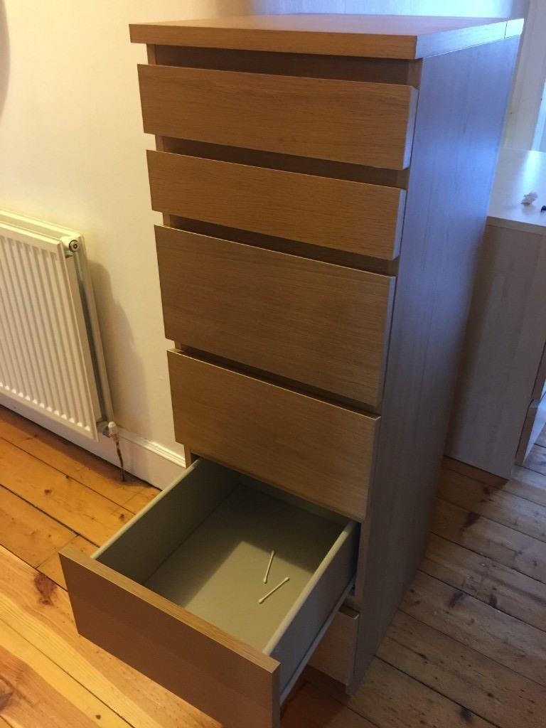 Chest of 6 Drawers Ikea Light Oak in Comely Bank, Edinburgh Gumtree