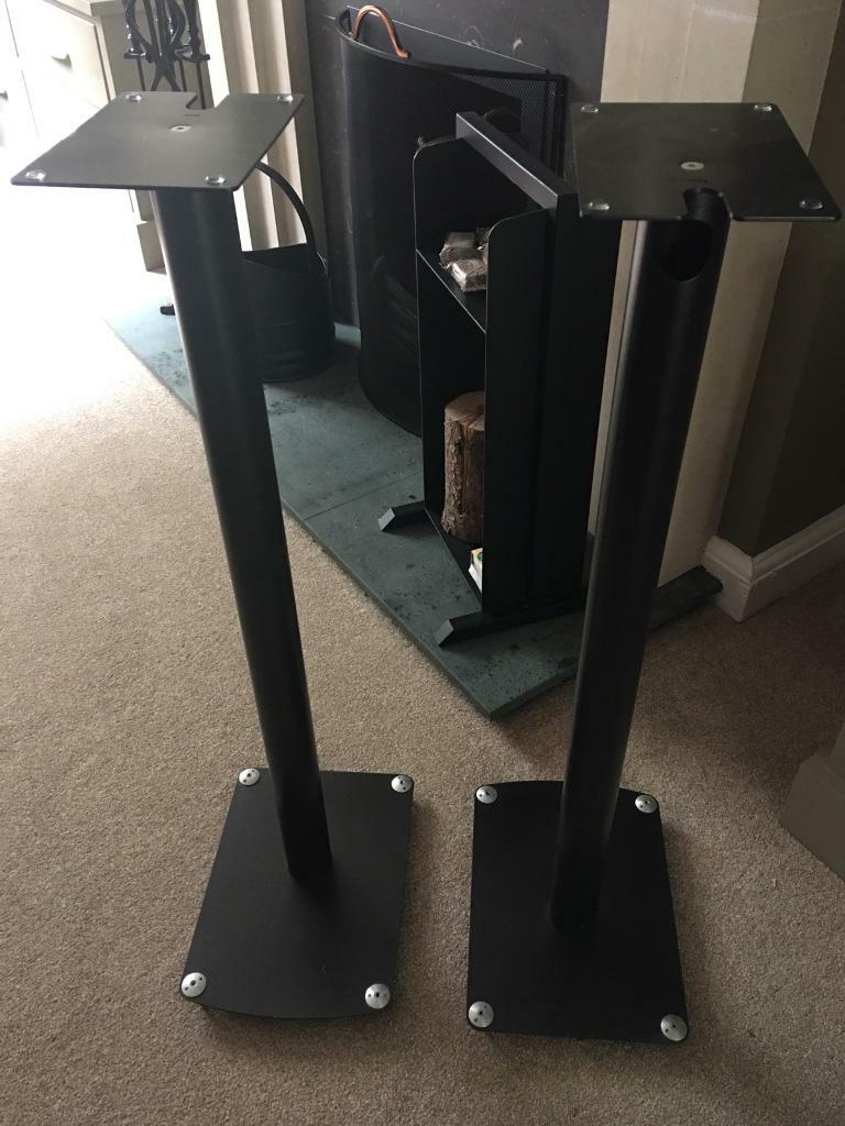 Black Matt speaker stands from Richer Sounds, Cambridge in Great
