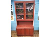 Used Display Glass cabinet sideboard unit with lights
