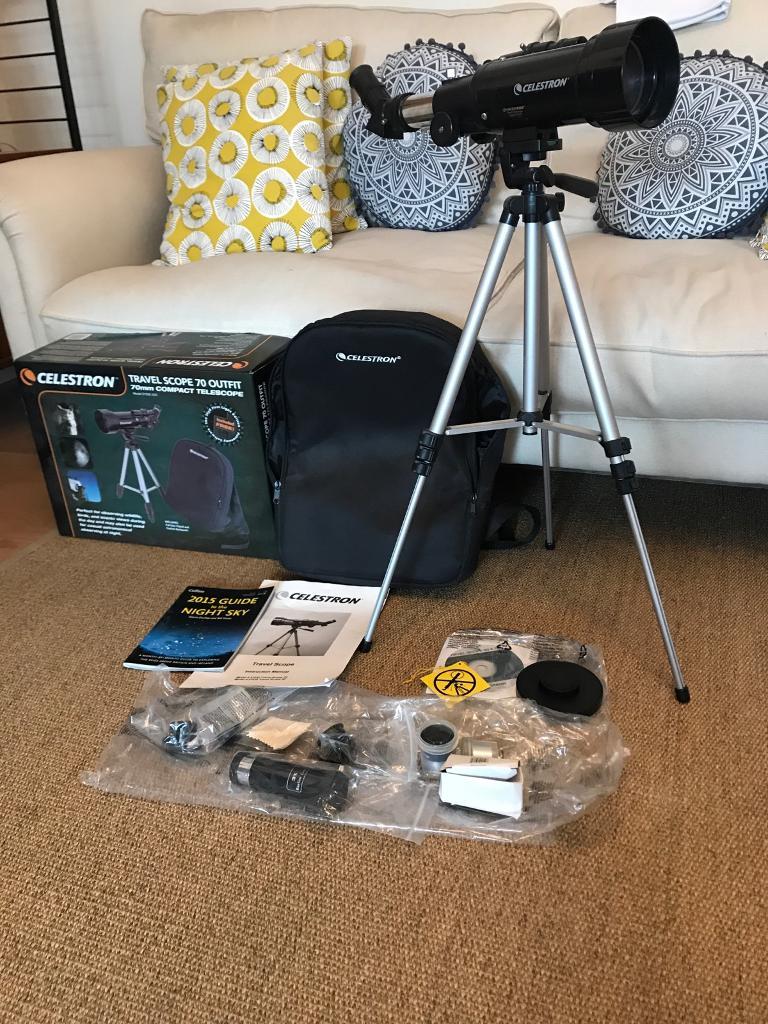Celestron travel scope 70 telescope plus extras in Norwich, Norfolk