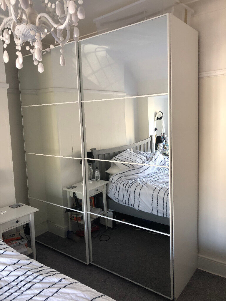 Ikea Pax Auli Sliding Mirror Door Wardrobe The Door | Hot Sex Picture