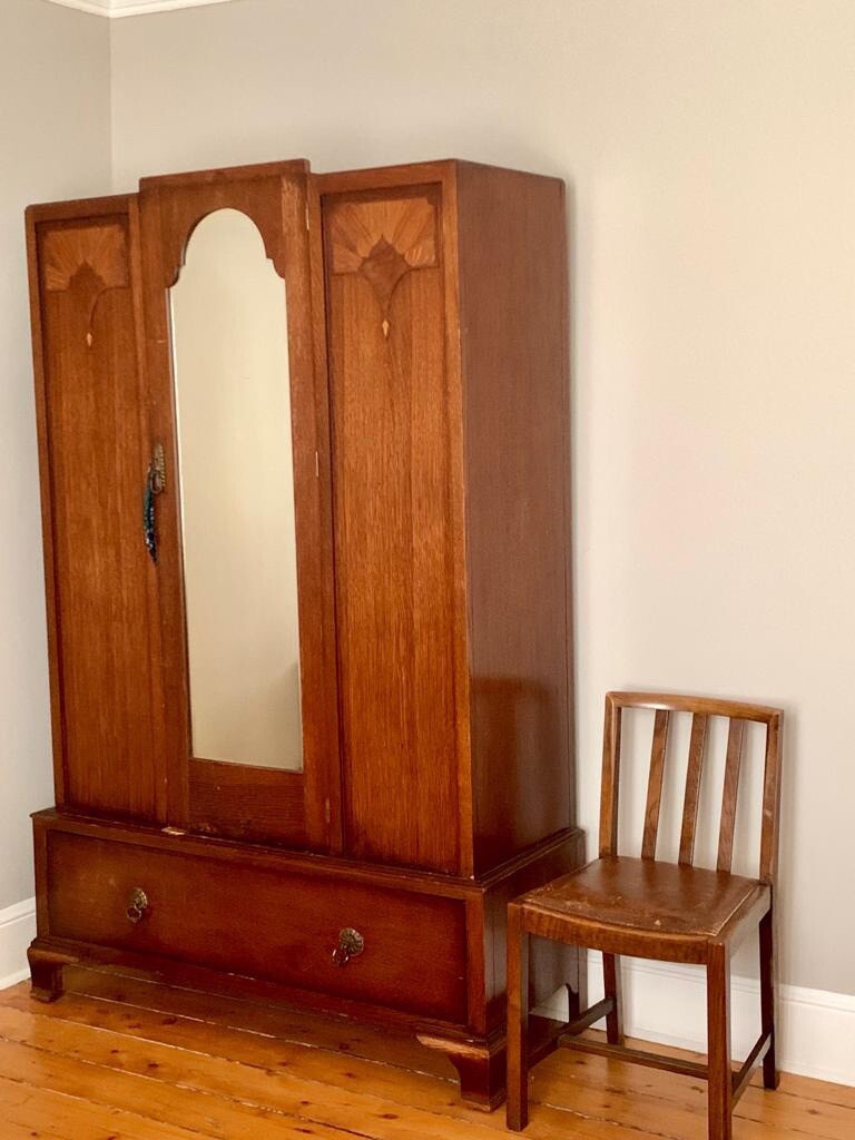 Vintage Wardrobe + matching chair in Byres Road, Glasgow Gumtree