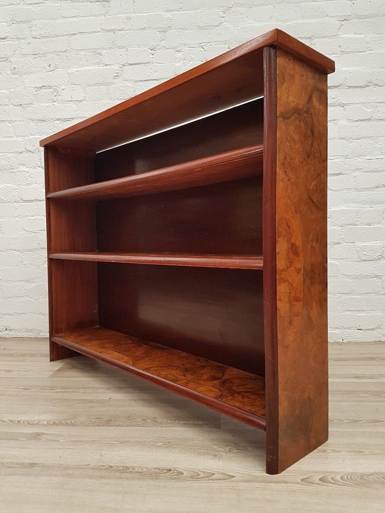 Vintage Walnut Bookcase (DELIVERY AVAILABLE FOR THIS ITEM OF FURNITURE