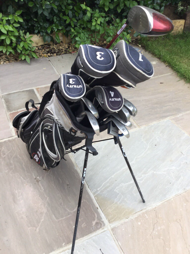 Beginners RAM golf clubs, bag and other assorted clubs in Melton