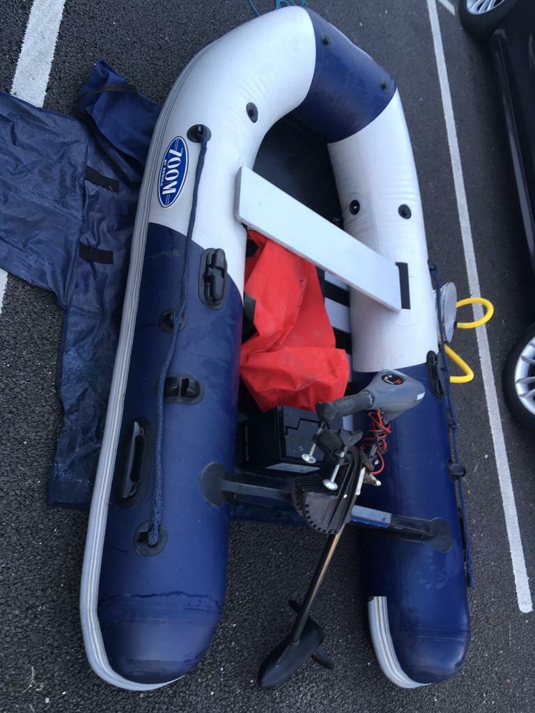 Zodiac inflatable boat +motor Yamaha + batery in Harlow, Essex Gumtree