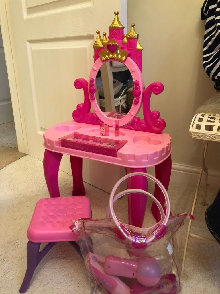Pink princess dressing table/ vanity table in Downend, Bristol Gumtree