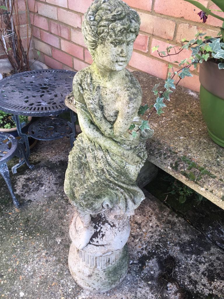 Aged concrete lady garden statue in Watford, Hertfordshire Gumtree