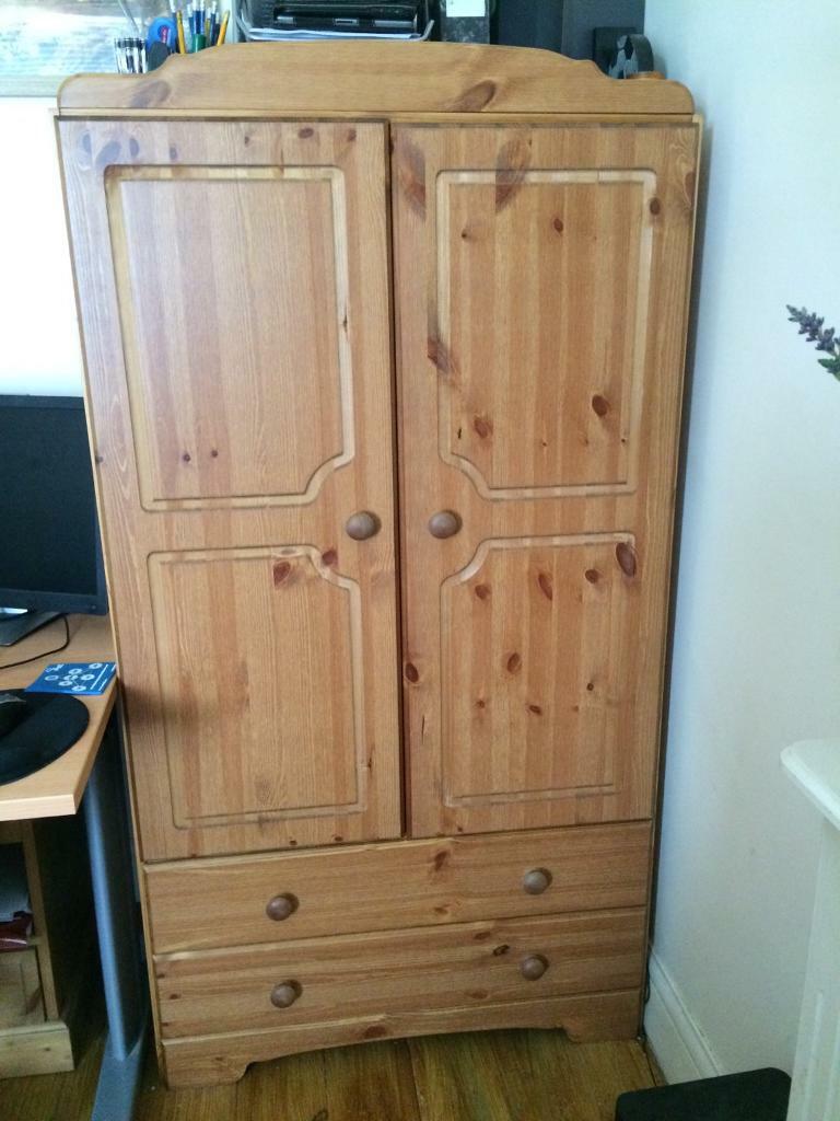 Pine tall boy wardrobe in CaisteronSea, Norfolk Gumtree