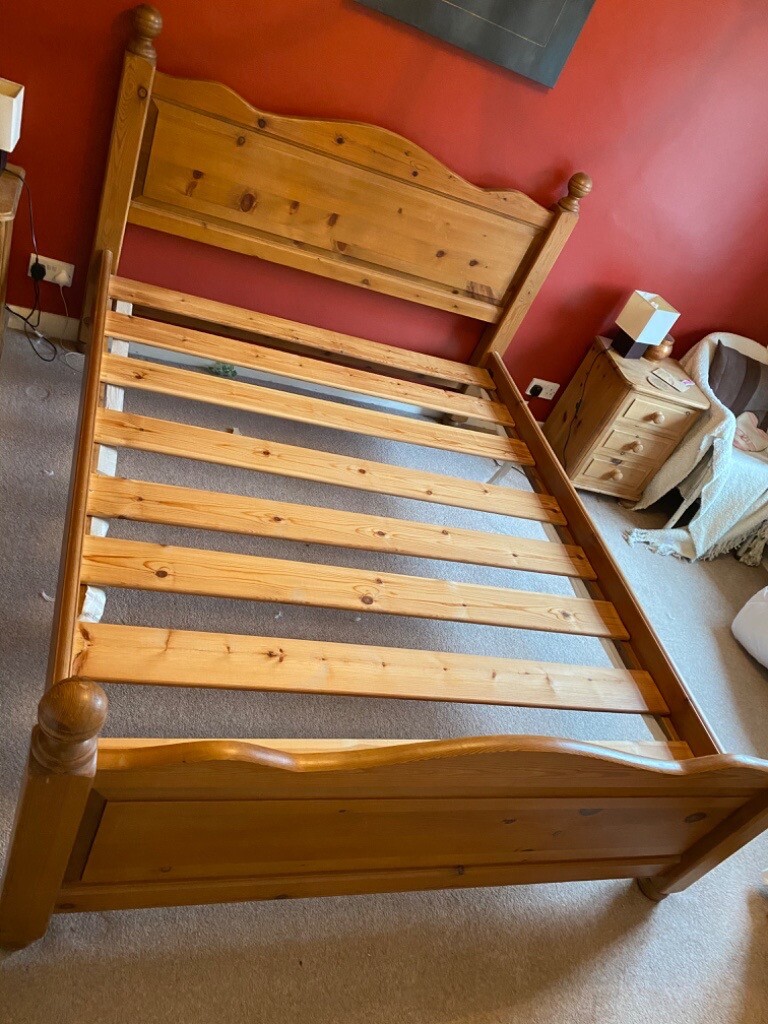 King Size Solid Pine Bed Frame in High Buckinghamshire Gumtree