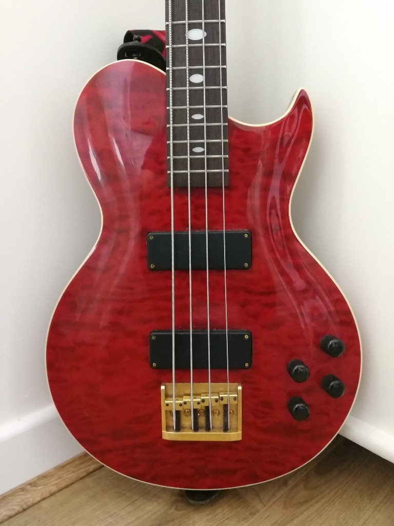 Aria Bass Guitar Great condition 4 string Including case and