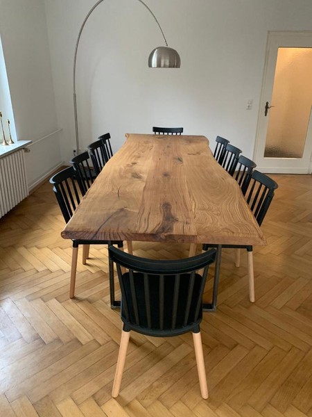 XXL Esstisch massiv Eiche Vollholz Baumtisch 300 400 cm lang in Berlin