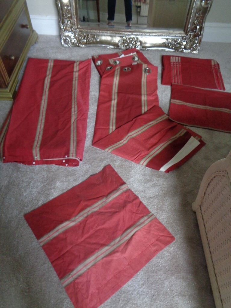 Dunelm curtains and matching double bedding set in Liverpool