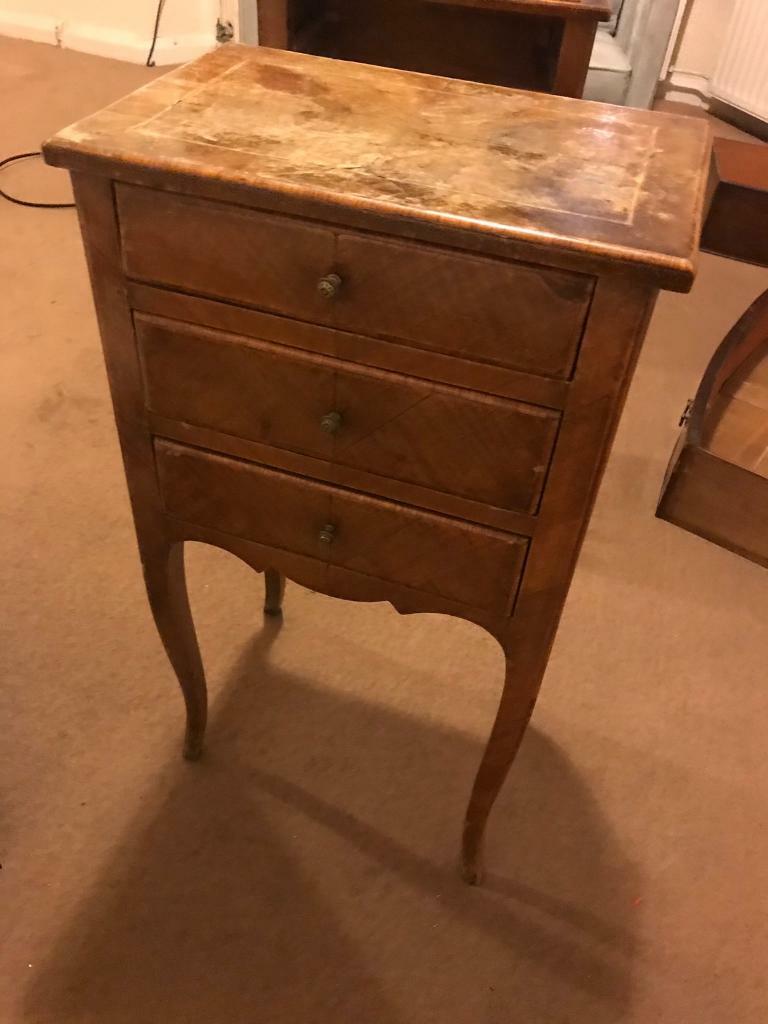 Set Of Antique Bedside Tables In Queens Park London Gumtree