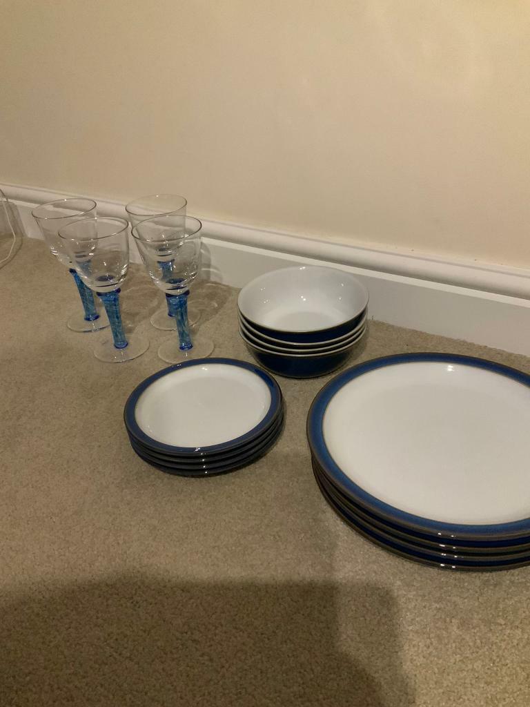 Denby imperial blue dinner set in Oldbury, West Midlands Gumtree