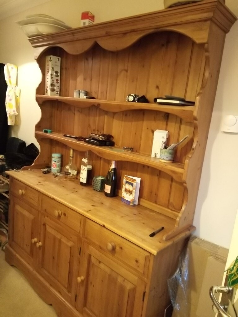 Pine dresser from Earsham Hall, solid, dovetailed furniture, used, good condition in Norwich