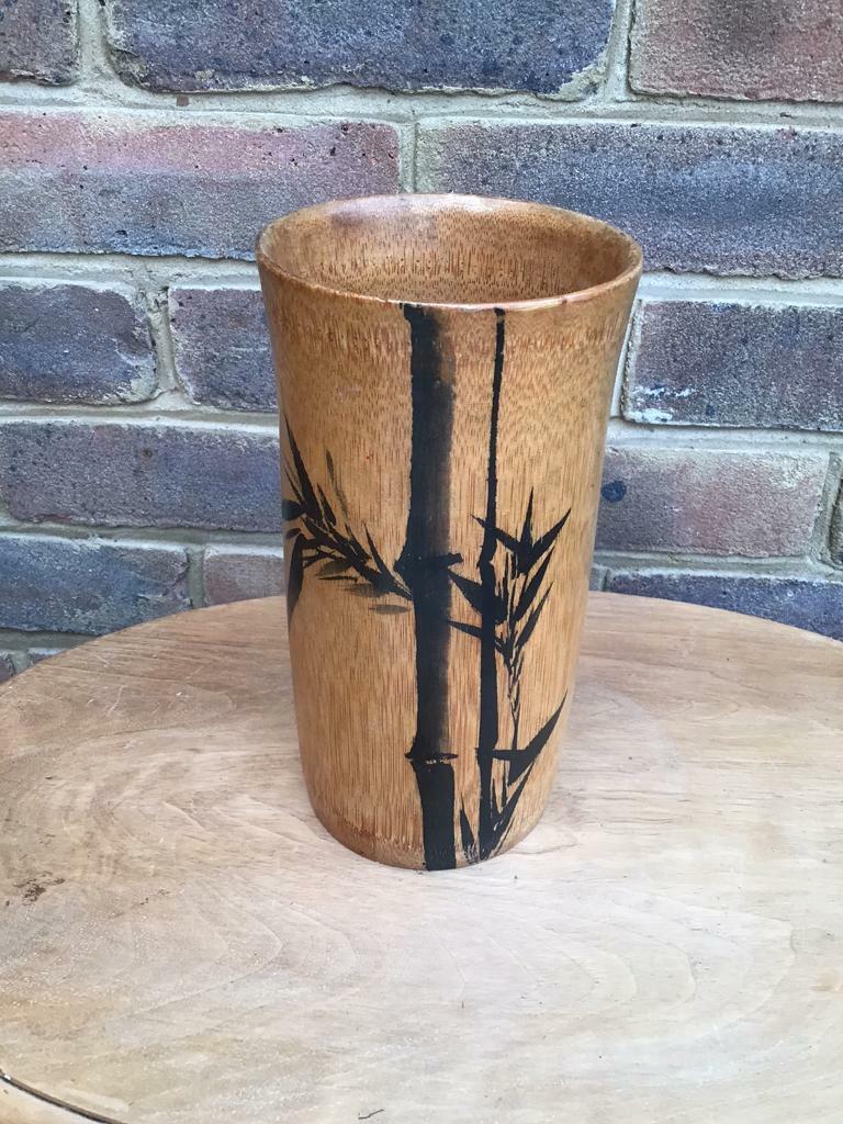 Vintage Chinese Bamboo Pot/Vase in Enfield, London Gumtree