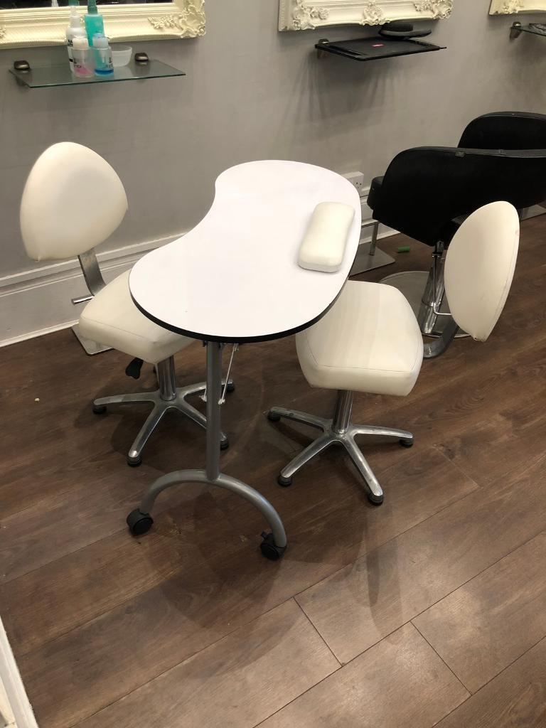 Nail table and two chairs in Clifton, Bristol Gumtree