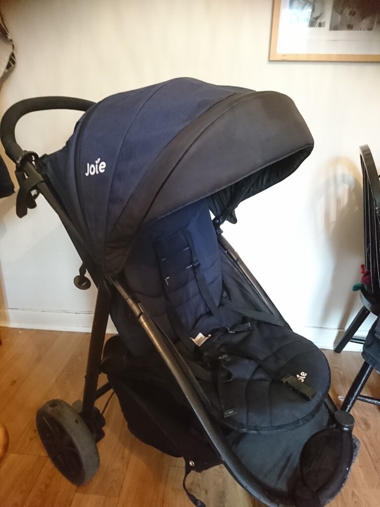 Joie Litetrax4 buggy /stroller Eclipse Blue. Easy Folding in
