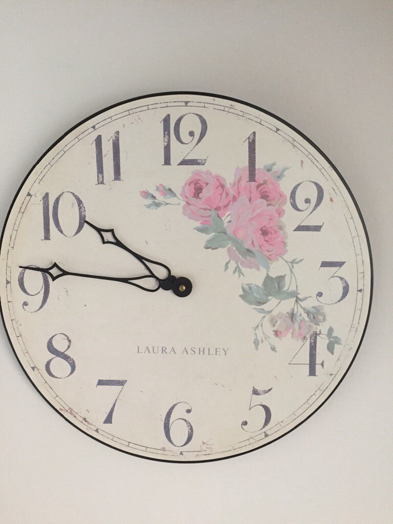 Lovely Laura Ashley wall clock in Kings Lynn, Norfolk Gumtree
