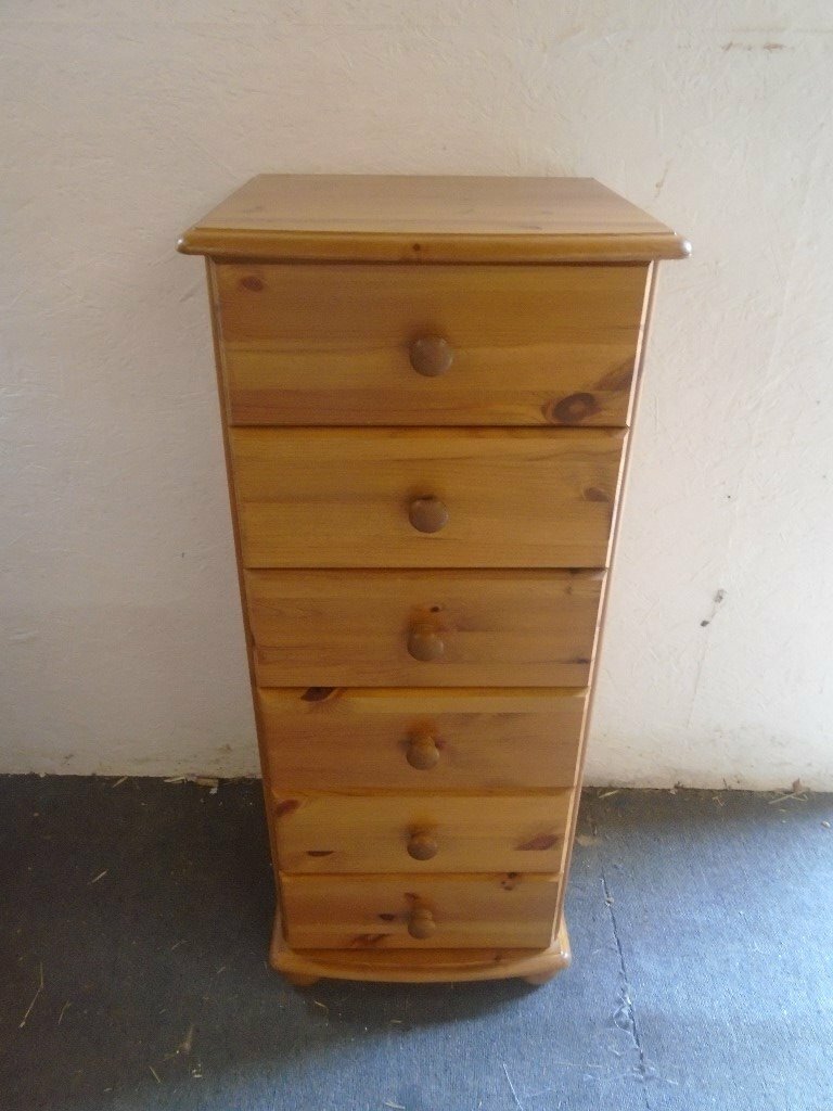 Pine chest of drawers, tall 6 drawer in Diss, Norfolk Gumtree