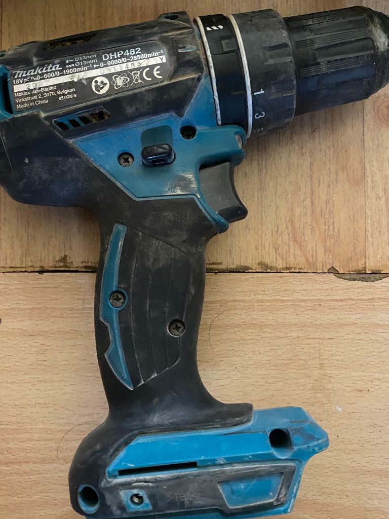 Makita DHP482 Brushed Combi Drill 18v Body Only in Yardley, West