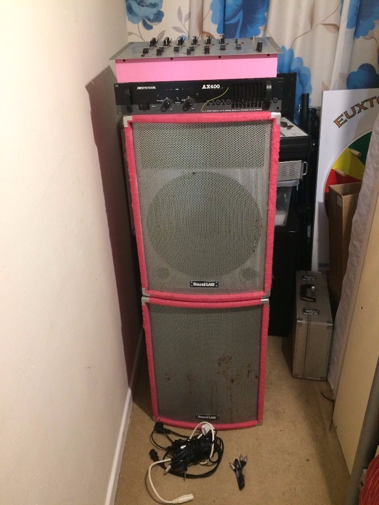 DJ/ Disco Equipment.....DJ Speakers, Amp and mixer in Bamber Bridge