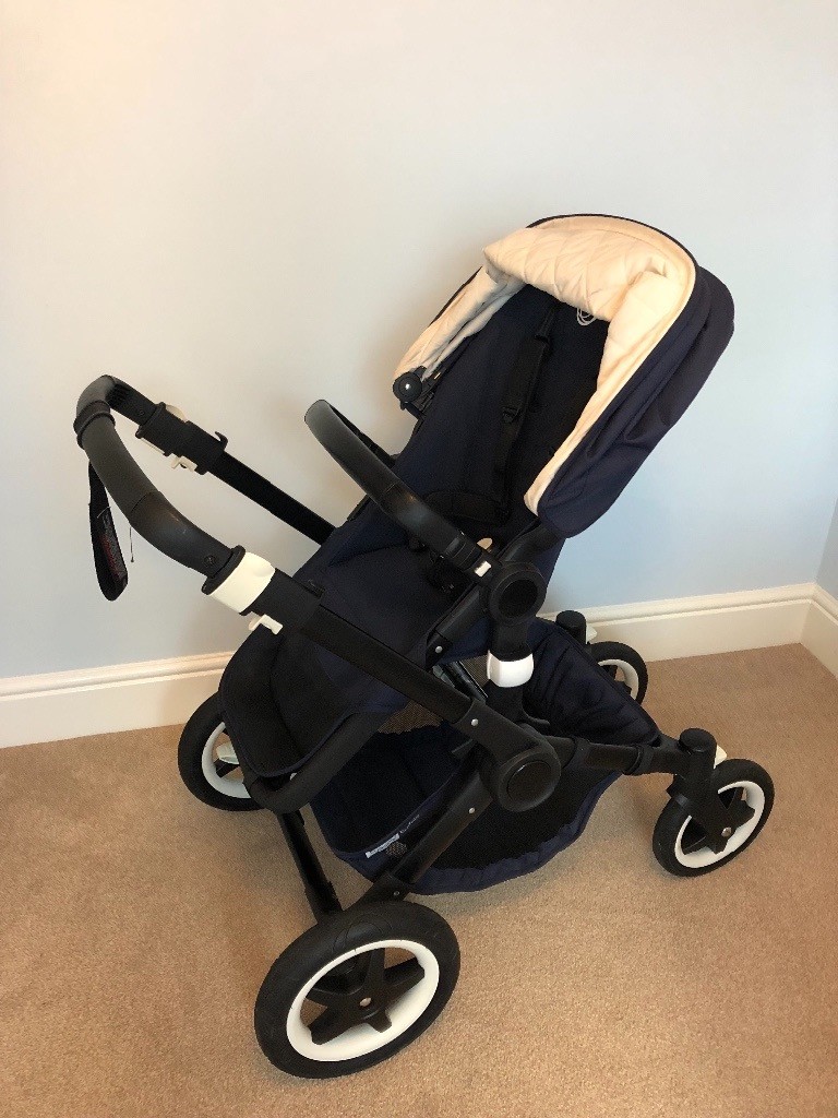 Bugaboo Buffalo classic navy and cream pram in Sunderland, Tyne and