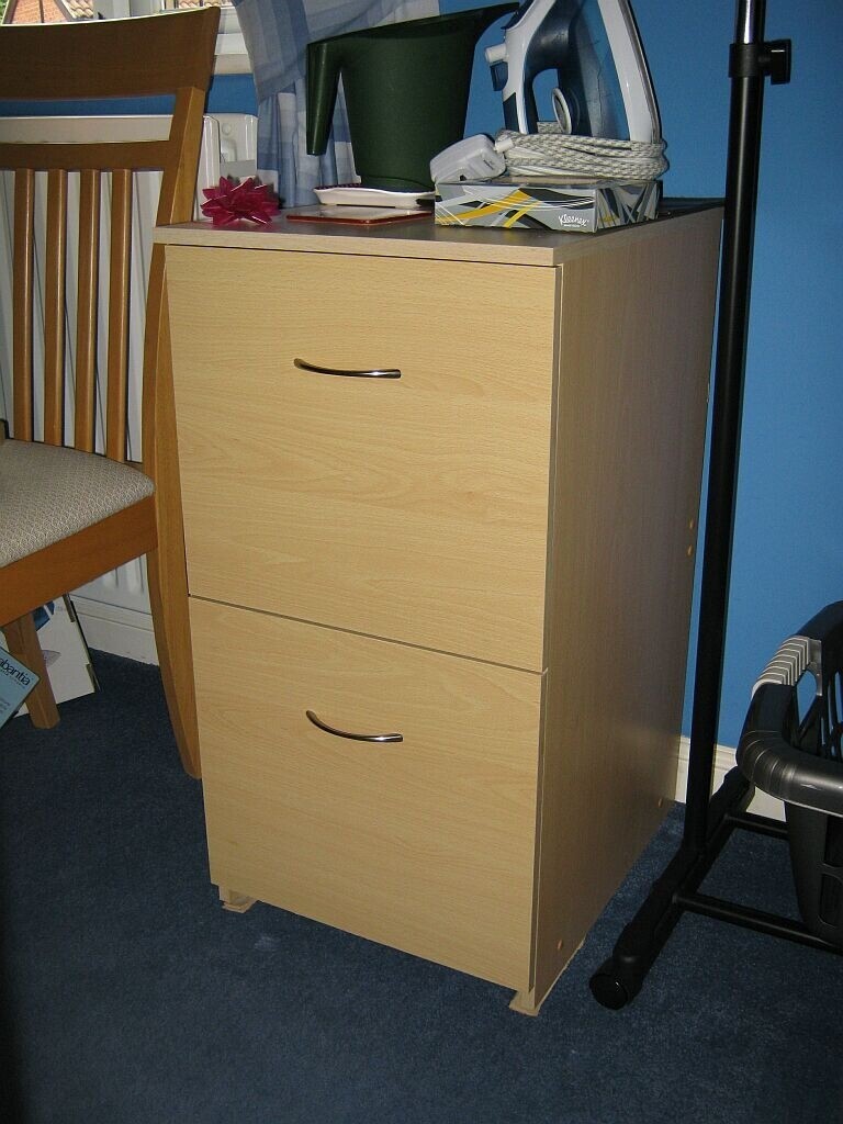 Argos Home 2 Drawer Filing Cabinet Beech Maple Cost 45