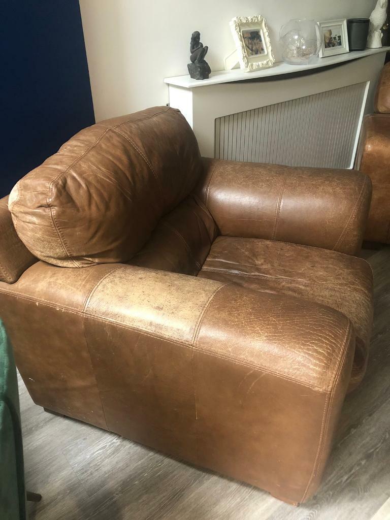 Vintage Leather Armchair in Cambridge, Cambridgeshire Gumtree