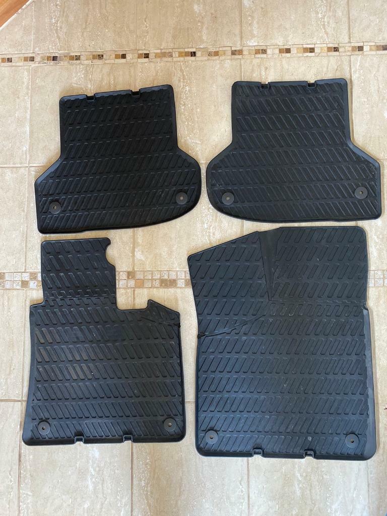 AUDI A3/S3 8P FRONT AND REAR RUBBER MATS GENUINE in Rothbury, Northumberland Gumtree