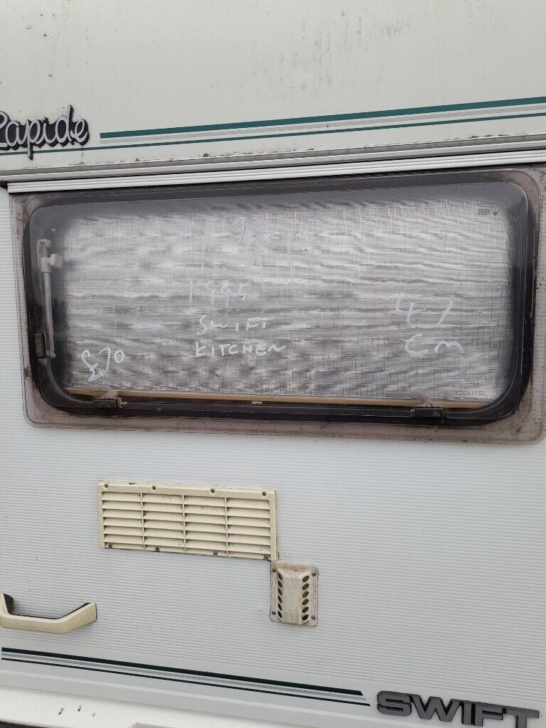 1995 swift caravan kitchen window 
